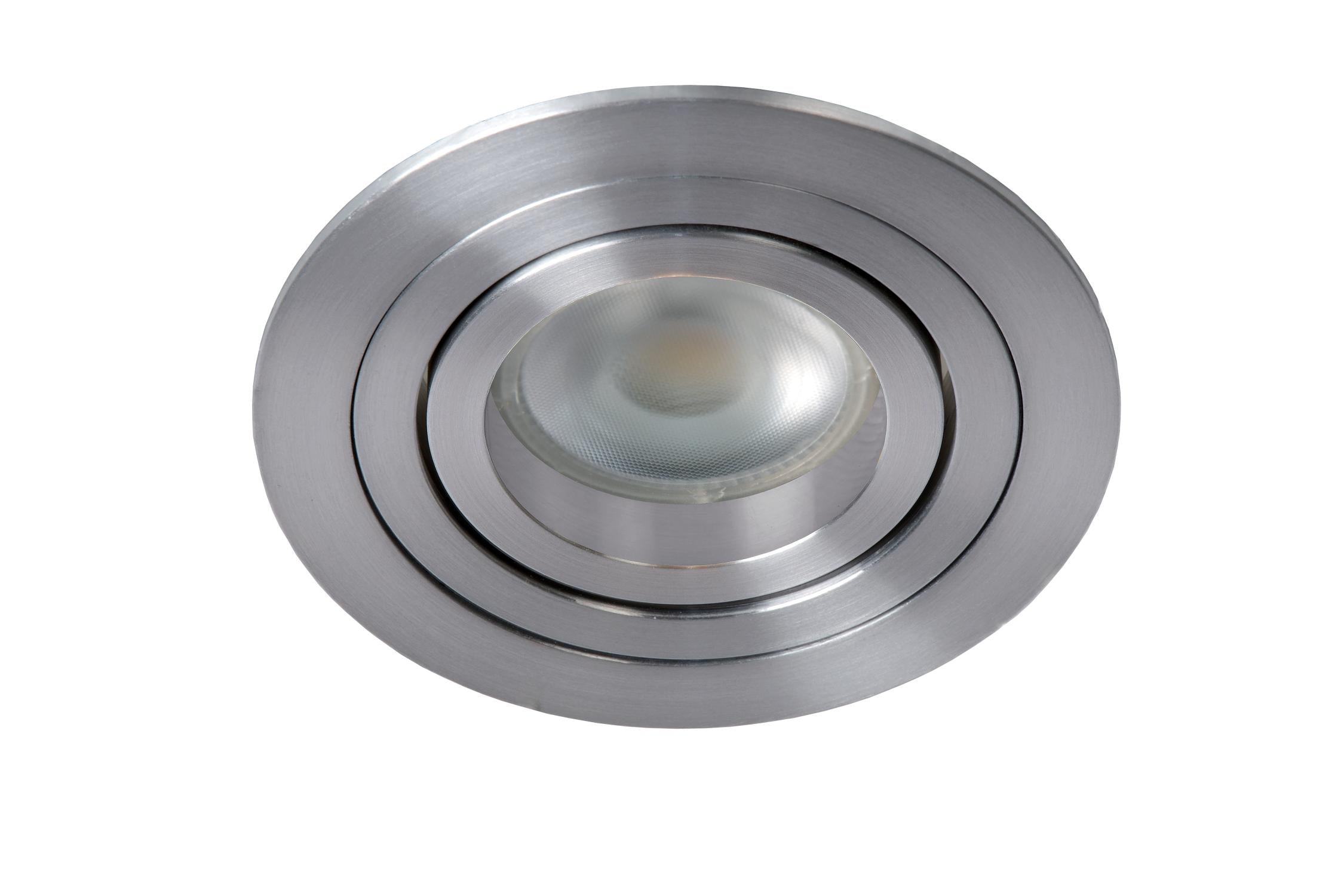 TUBE - Spot encastré - Ø 9,2 cm - 1xGU10 - Chrome mat