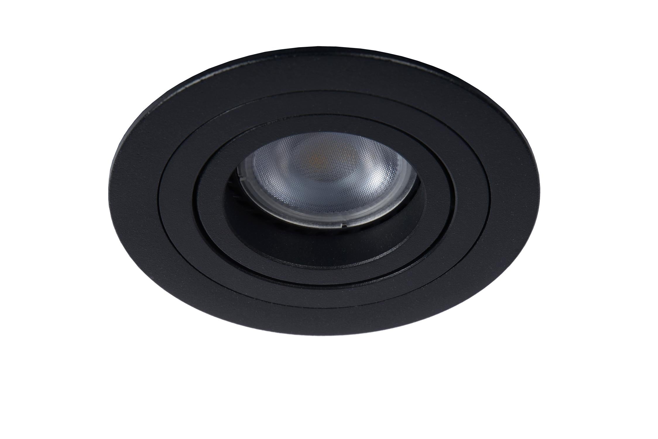 TUBE - Spot encastré - Ø 9,2 cm - 1xGU10 - Noir