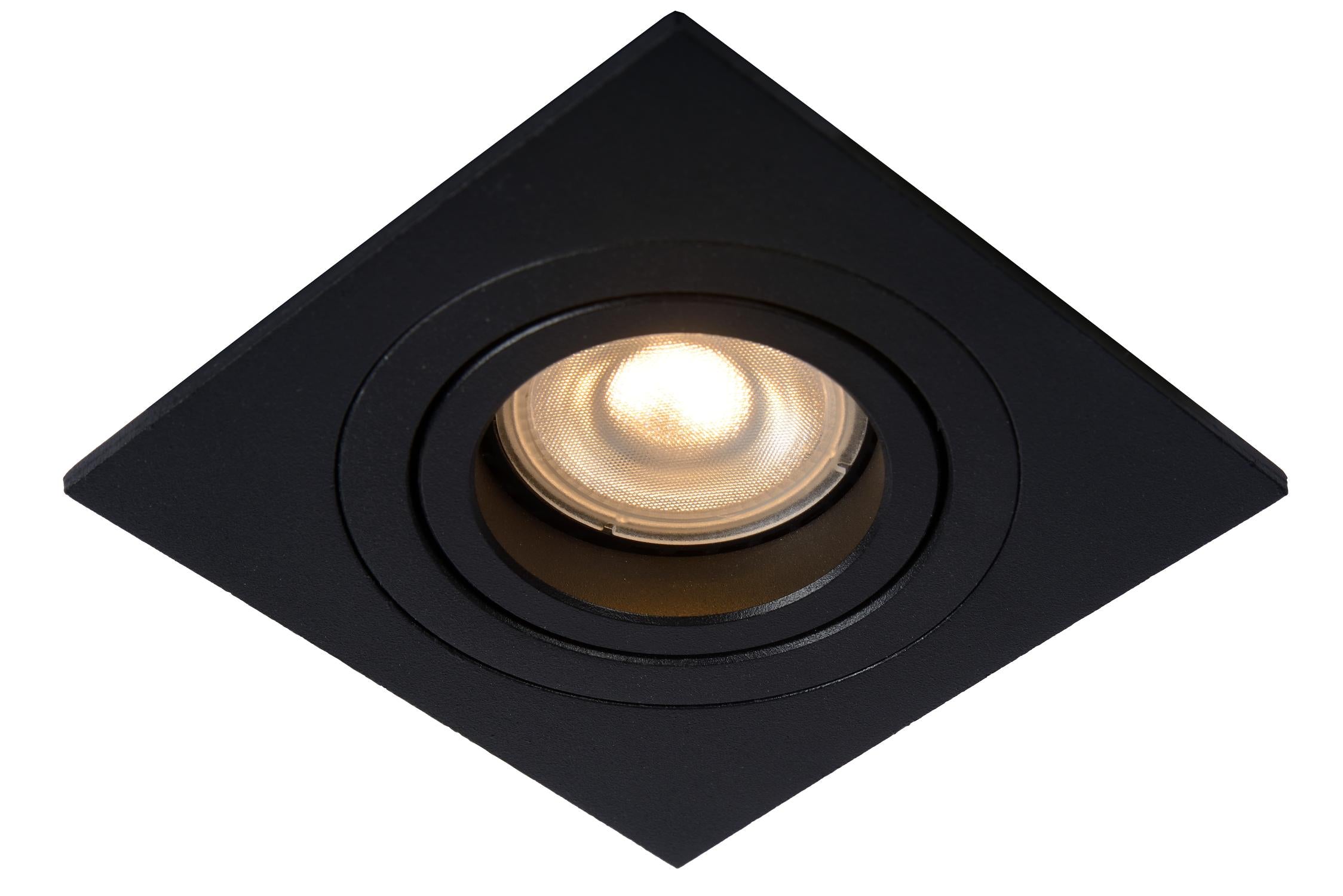 TUBE - Inbouwspot - 1xGU10 - Zwart