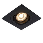 TUBE - Inbouwspot - 1xGU10 - Zwart