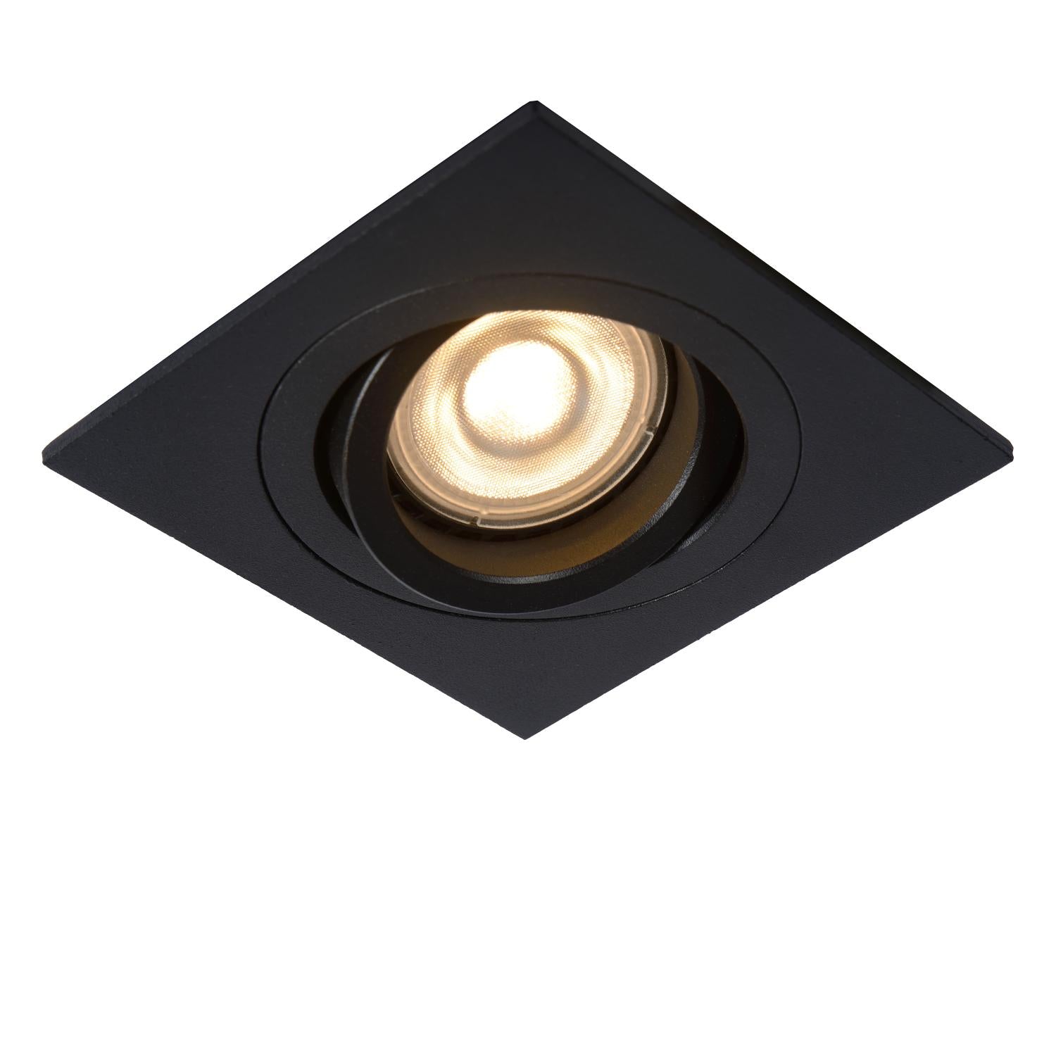 TUBE - Inbouwspot - 1xGU10 - Zwart