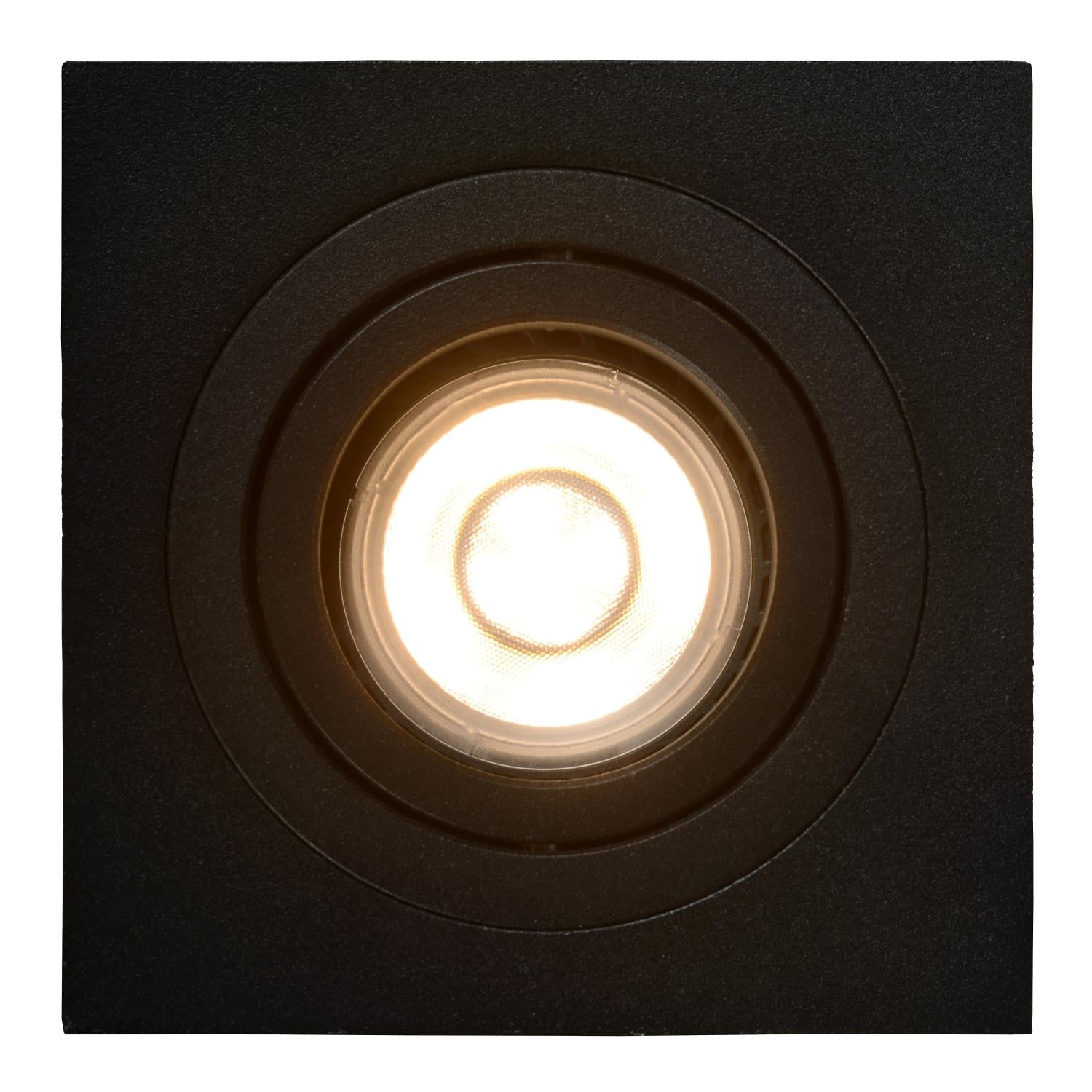 TUBE - Inbouwspot - 1xGU10 - Zwart