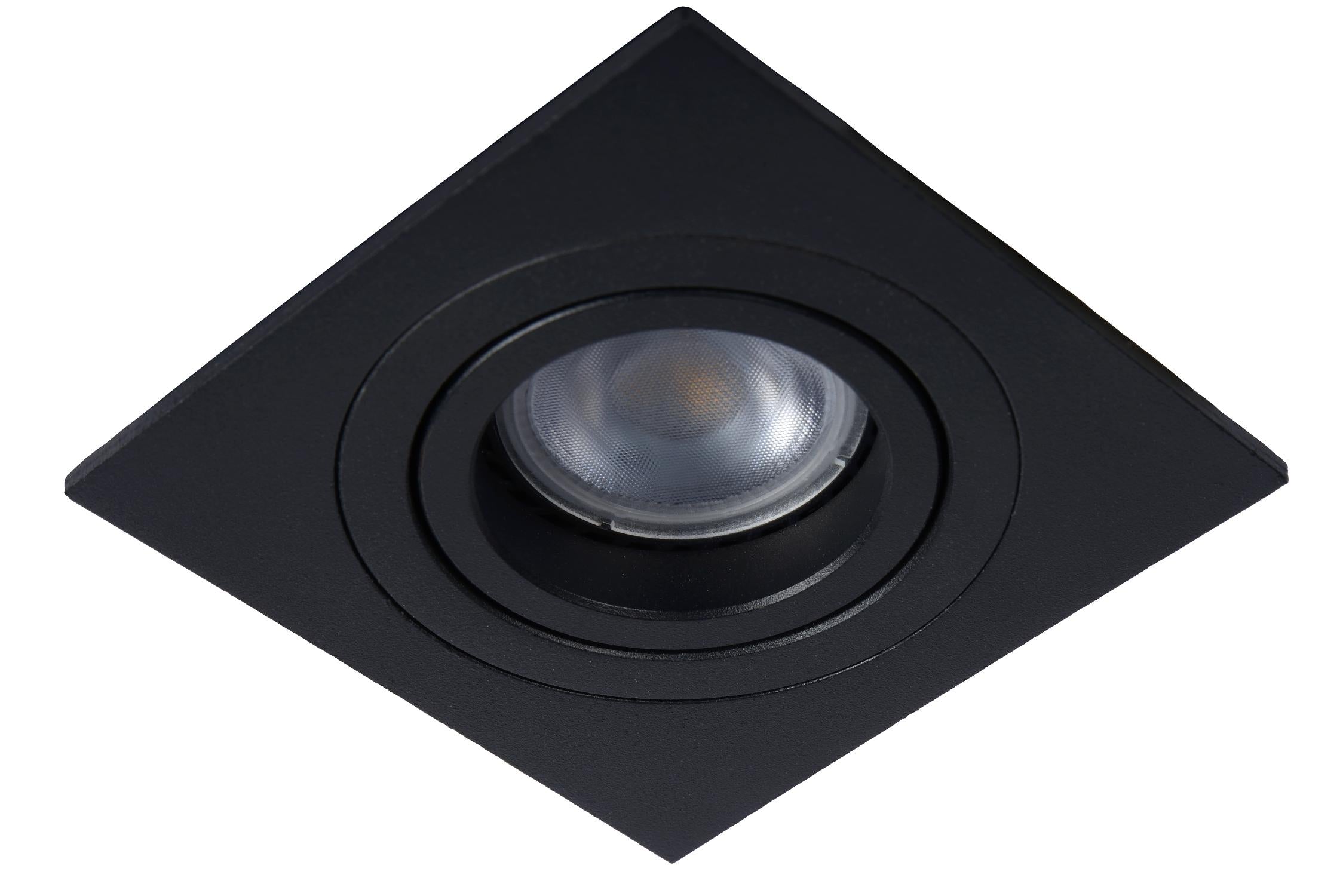 TUBE - Inbouwspot - 1xGU10 - Zwart
