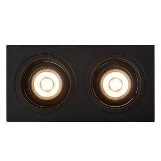 EMBED - Spot encastré - 2xGU10 - Noir
