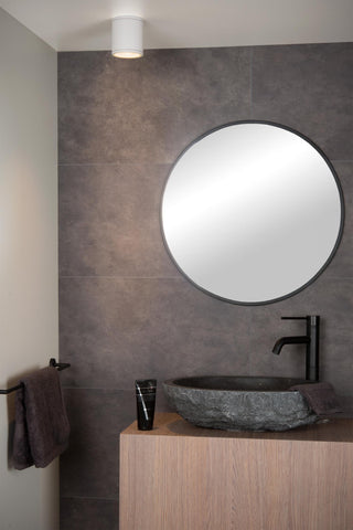 AVEN - Plafondspot Badkamer - Ø 9 cm - 1xGU10 - IP65 - Wit