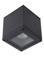 AVEN - Spot plafonnier Salle de bain - 1xGU10 - IP65 - Noir