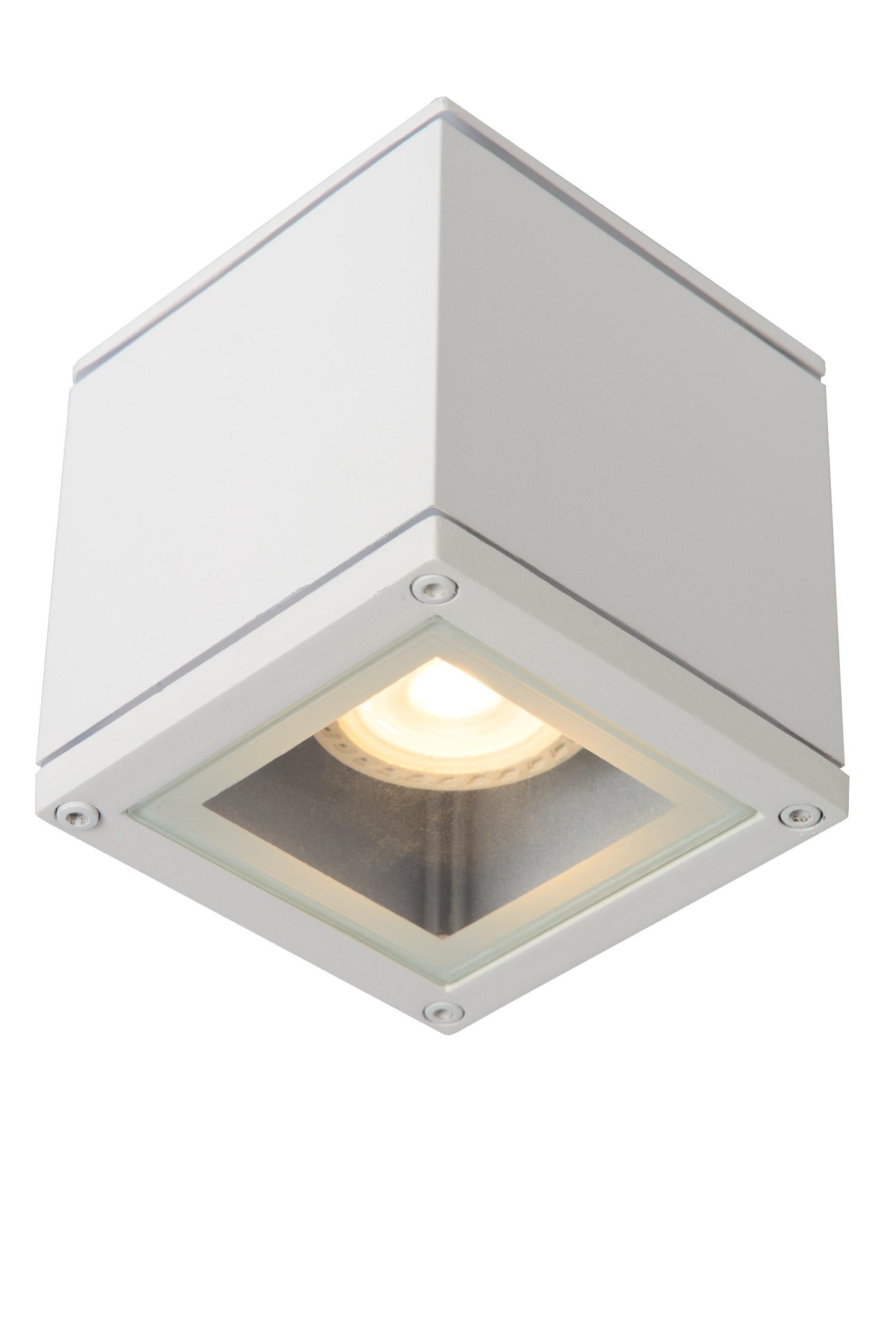 AVEN - Plafondspot Badkamer - 1xGU10 - IP65 - Wit
