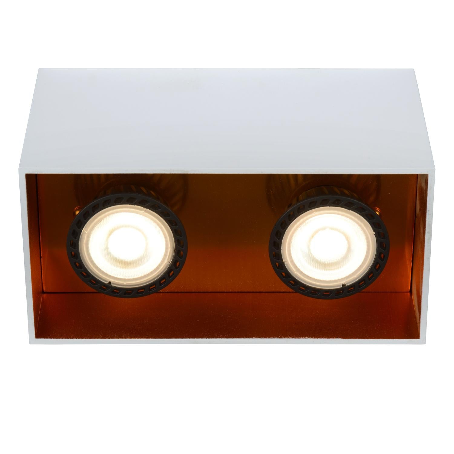 BIDO - Plafondspot - 2xGU10 - Wit