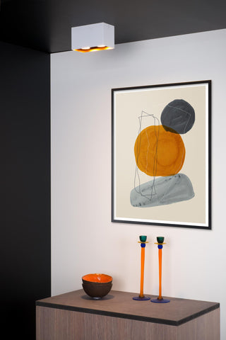 BIDO - Plafondspot - 2xGU10 - Wit