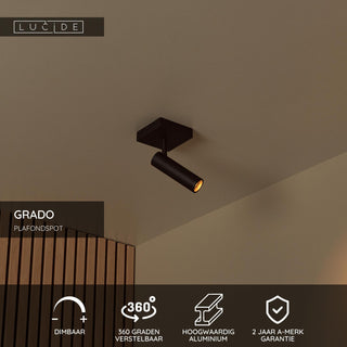 GRADO - Ceiling spot - 1xGU10 (MR11) - Black