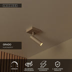 GRADO - Spot plafonnier - 1xGU10 (MR11) - Taupe