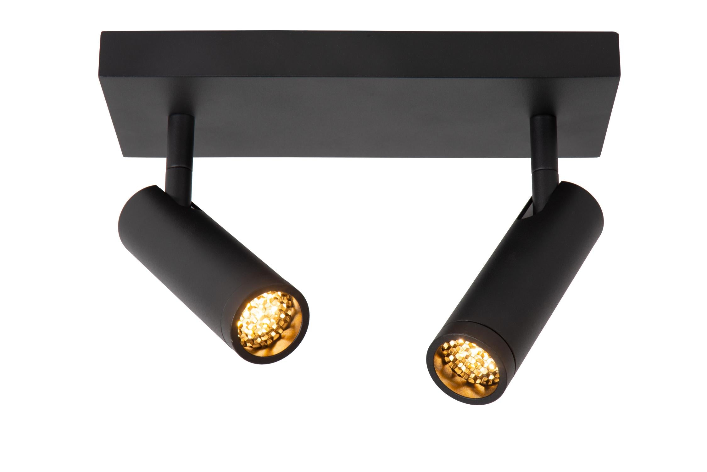 GRADO - Plafondspot - 2xGU10 (MR11) - Zwart