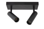 GRADO - Plafondspot - 2xGU10 (MR11) - Zwart