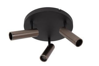 GRADO - Plafondspot - Ø 25 cm - 3xGU10 (MR11) - Grijs ijzer