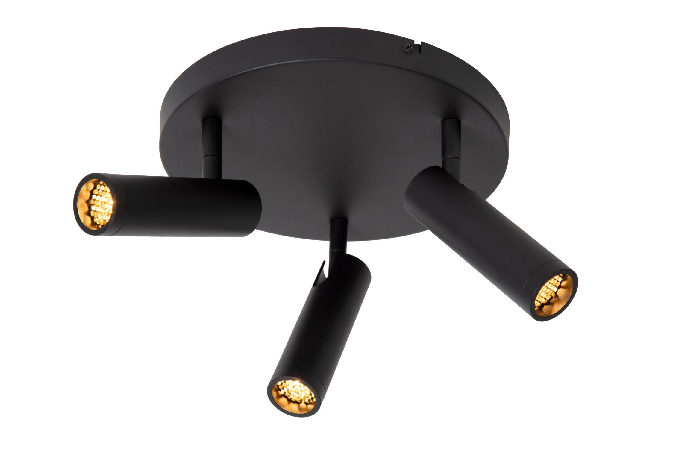 GRADO - Ceiling spot - Ø 25 cm - 3xGU10 (MR11) - Black
