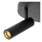 GRADO - Spot plafonnier - Ø 25 cm - 3xGU10 (MR11) - Noir