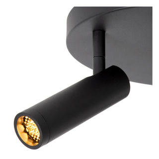 GRADO - Spot plafonnier - Ø 25 cm - 3xGU10 (MR11) - Noir