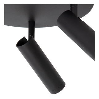 GRADO - Spot plafonnier - Ø 25 cm - 3xGU10 (MR11) - Noir