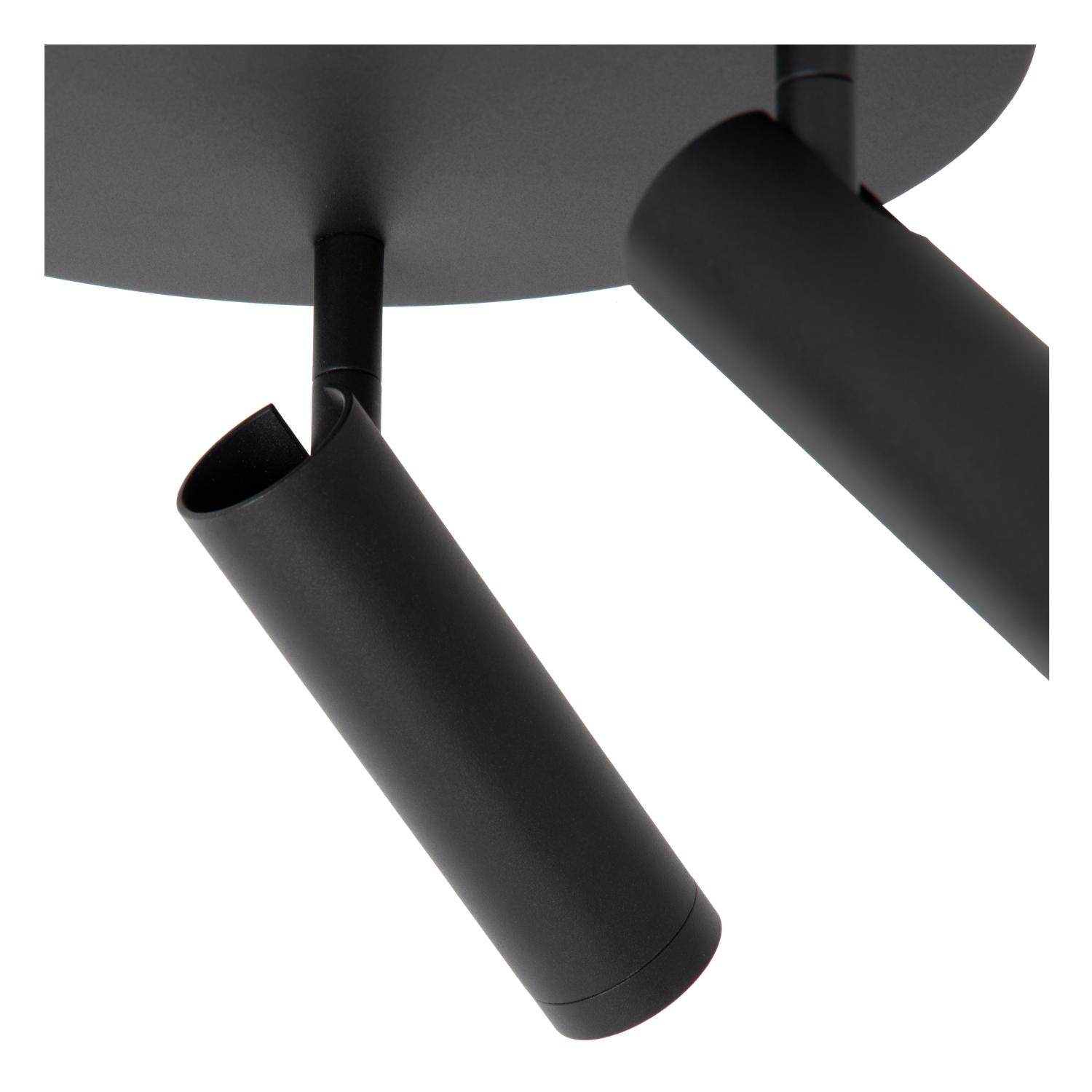 GRADO - Spot plafonnier - Ø 25 cm - 3xGU10 (MR11) - Noir
