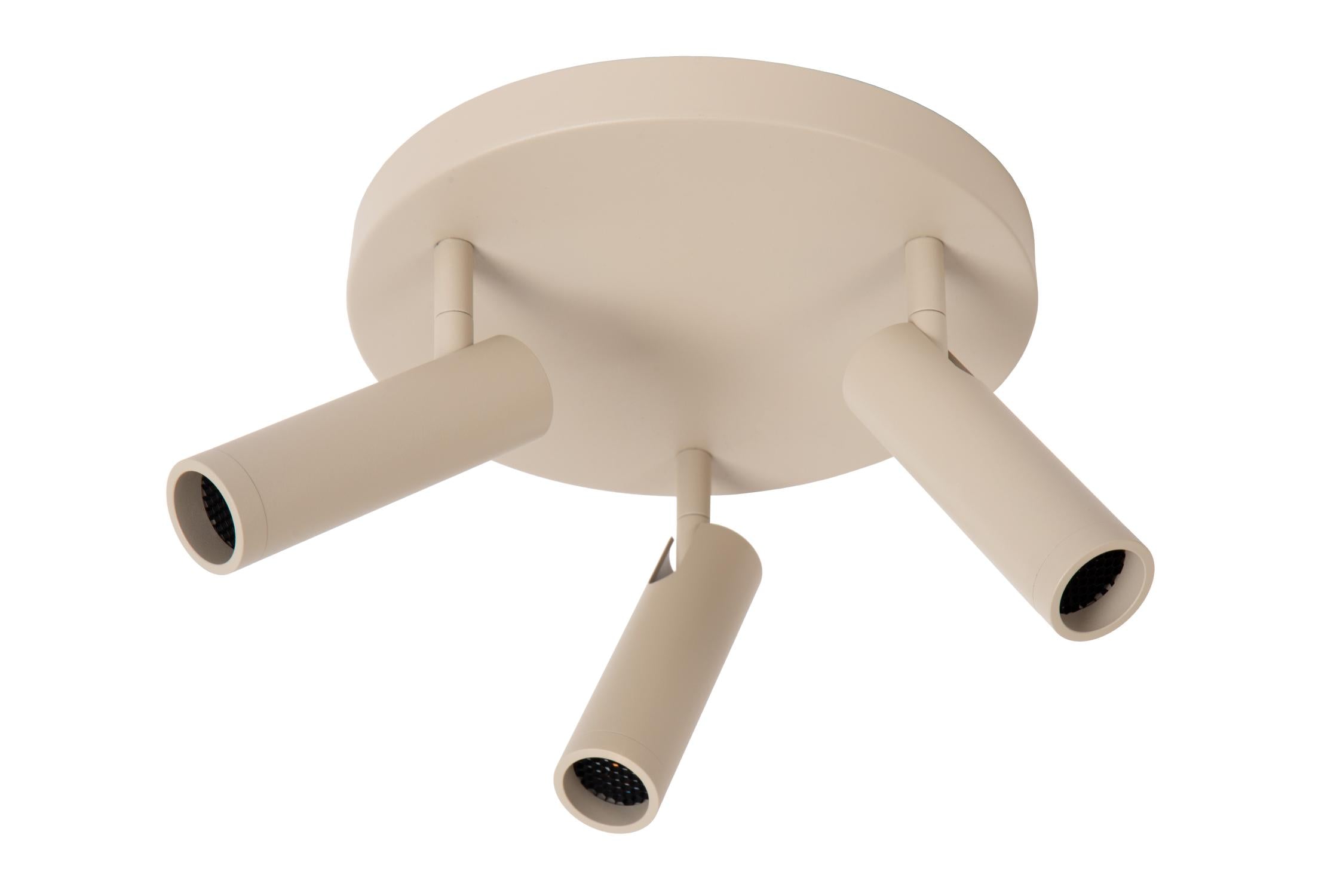GRADO - Spot plafonnier - Ø 25 cm - 3xGU10 (MR11) - Taupe