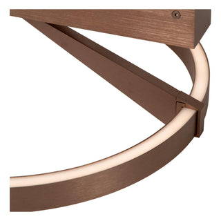 APPLAUSE - Plafonnière - Ø 40 cm - LED Dimb. - CCT - 1x26W 2200K/4000K - Koffie