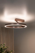 APPLAUSE - Plafonnière - Ø 40 cm - LED Dimb. - CCT - 1x26W 2200K/4000K - Koffie