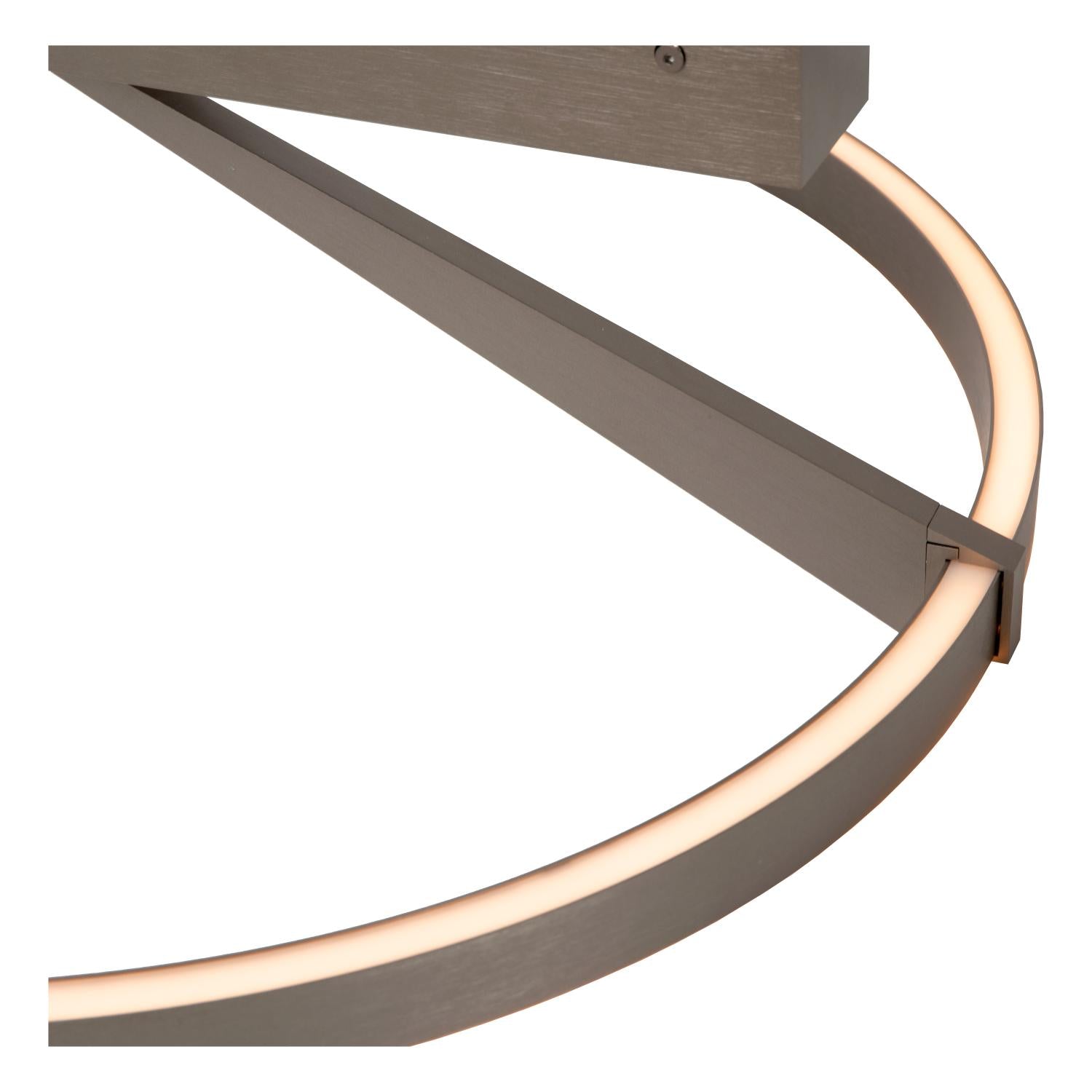 APPLAUSE - Ceiling light - Ø 60 cm - LED Dimmable - CCT - 1x40W 2200K/4000K - Iron grey