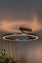 APPLAUSE - Ceiling light - Ø 60 cm - LED Dimmable - CCT - 1x40W 2200K/4000K - Iron grey