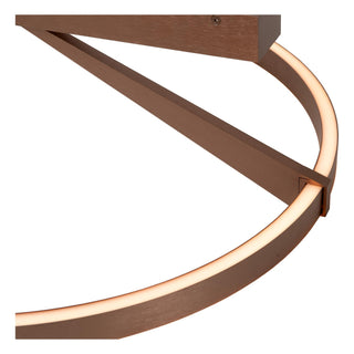 APPLAUSE - Plafonnière - Ø 60 cm - LED Dimb. - CCT - 1x40W 2200K/4000K - Koffie