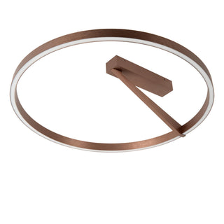 APPLAUSE - Plafonnière - Ø 60 cm - LED Dimb. - CCT - 1x40W 2200K/4000K - Koffie