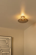 SANTIAGO - Plafonnière - Ø 23 cm - LED Dimb. - CCT - 1x10W 2700K/4000K - Amber