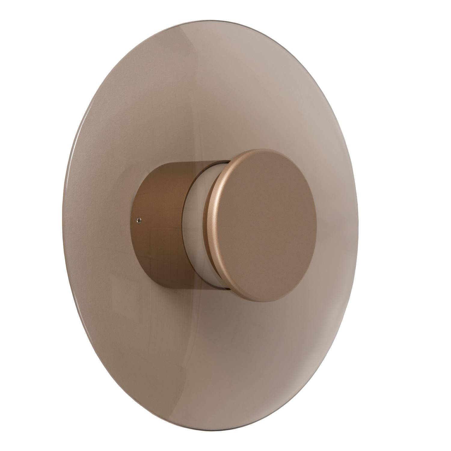 SANTIAGO - Wandlamp - Ø 23 cm - LED Dimb. - CCT - 1x10W 2700K/4000K - Amber