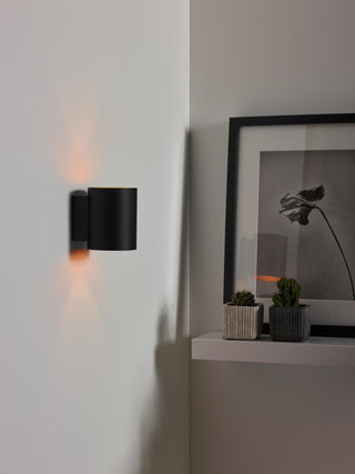 XERA - Wandlamp - Ø 8 cm - 1xG9 - Zwart