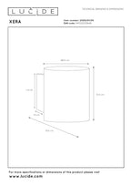 XERA - Wandlamp - Ø 8 cm - 1xG9 - Zwart