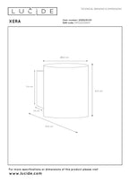 XERA - Applique murale - Ø 8 cm - 1xG9 - Blanc