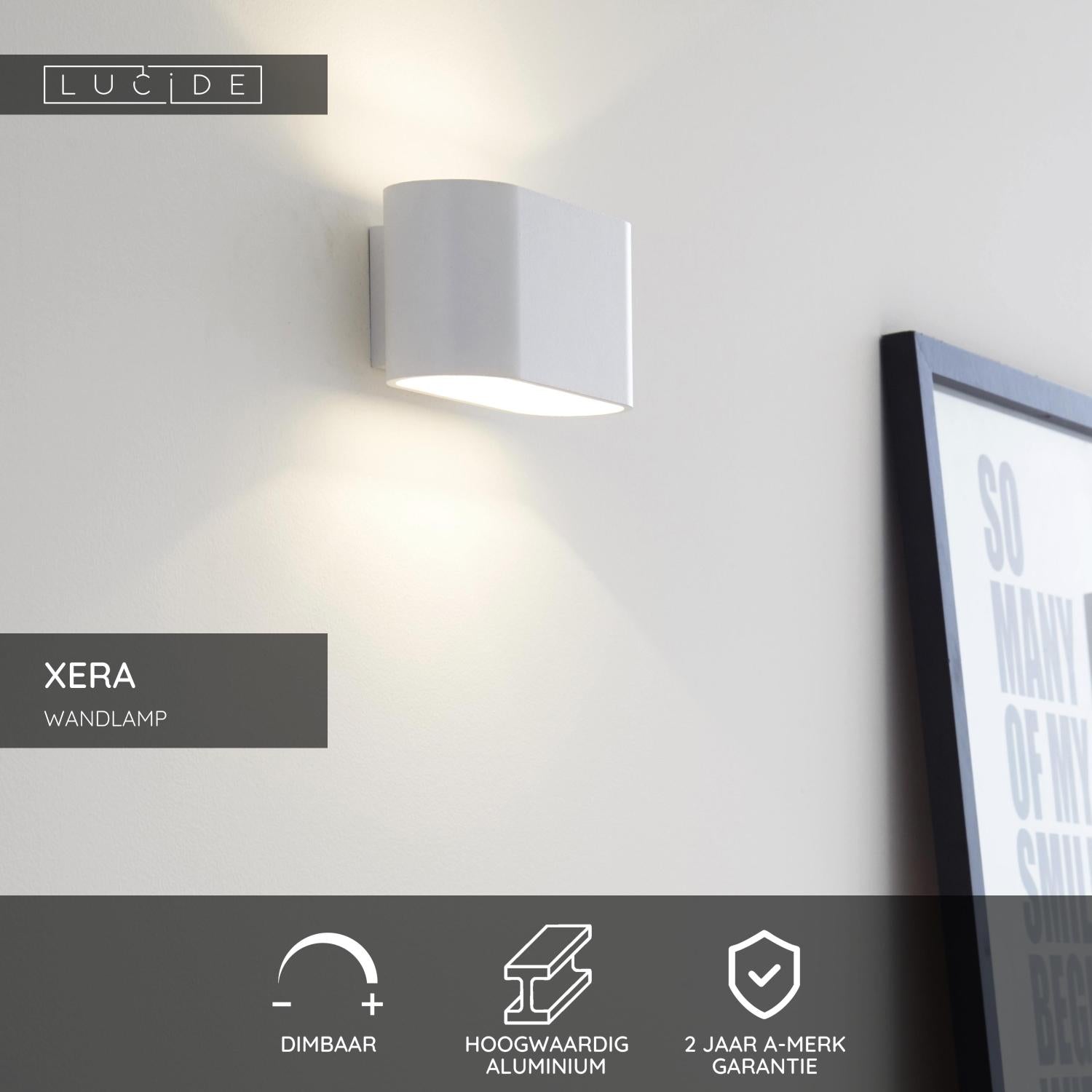 XERA - Wandlamp - 1xG9 - Wit