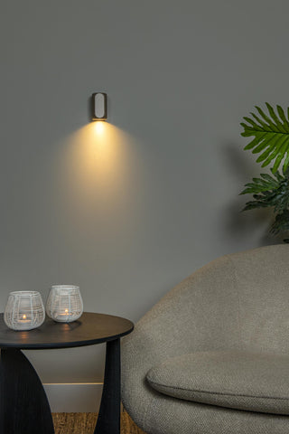 BRAGA - Wandlamp - 1xGU10 - Koffie