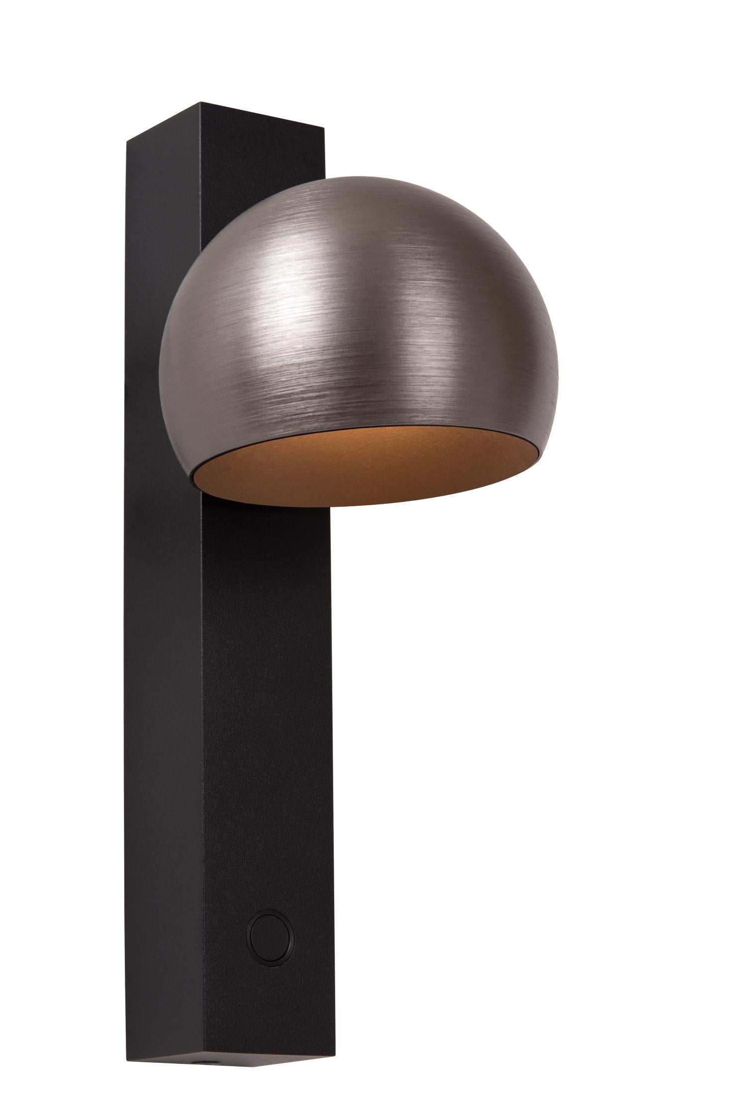 ESFERA - Wandlamp - LED Dimb. - 1x9W 2700K - Grijs ijzer