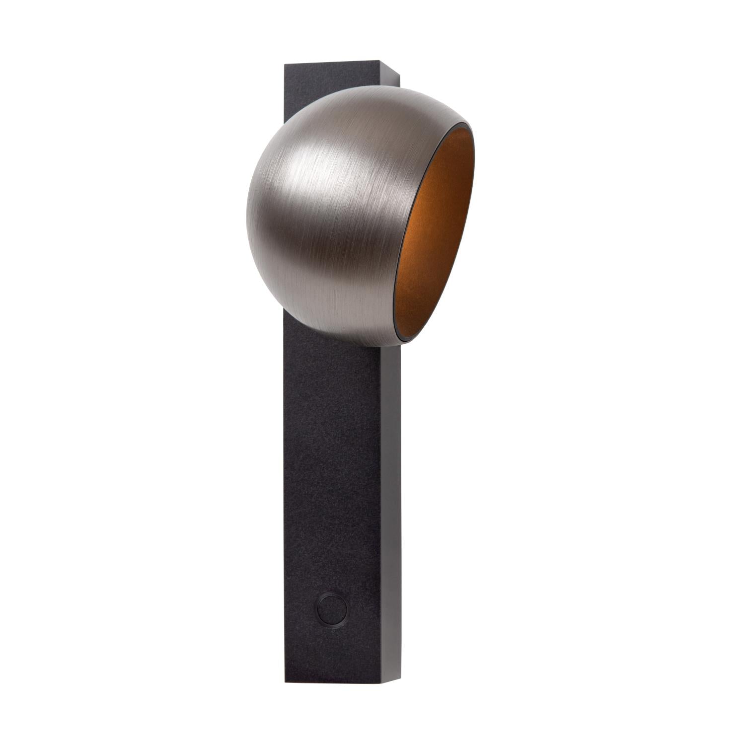 ESFERA - Wandlamp - LED Dimb. - 1x9W 2700K - Grijs ijzer