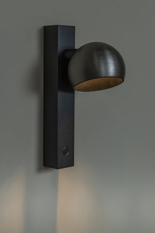 ESFERA - Wandlamp - LED Dimb. - 1x9W 2700K - Grijs ijzer