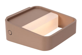 SILVI - Applique murale rechargeable - Batterie - LED Dimmable - 1x3,7W 2700K - Café