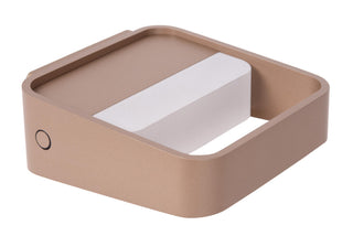 SILVI - Applique murale rechargeable - Batterie - LED Dimmable - 1x3,7W 2700K - Café