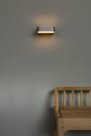 SILVI - Applique murale rechargeable - Batterie - LED Dimmable - 1x3,7W 2700K - Café