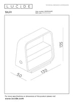 SILVI - Applique murale rechargeable - Batterie - LED Dimmable - 1x3,7W 2700K - Café
