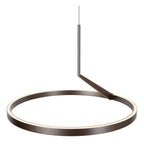 APPLAUSE - Pendant light - Ø 60 cm - LED Dimmable - CCT - 1x32W 2700K/4000K - Hand motion sensor - Iron grey