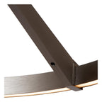 APPLAUSE - Pendant light - Ø 60 cm - LED Dimmable - CCT - 1x32W 2700K/4000K - Hand motion sensor - Iron grey