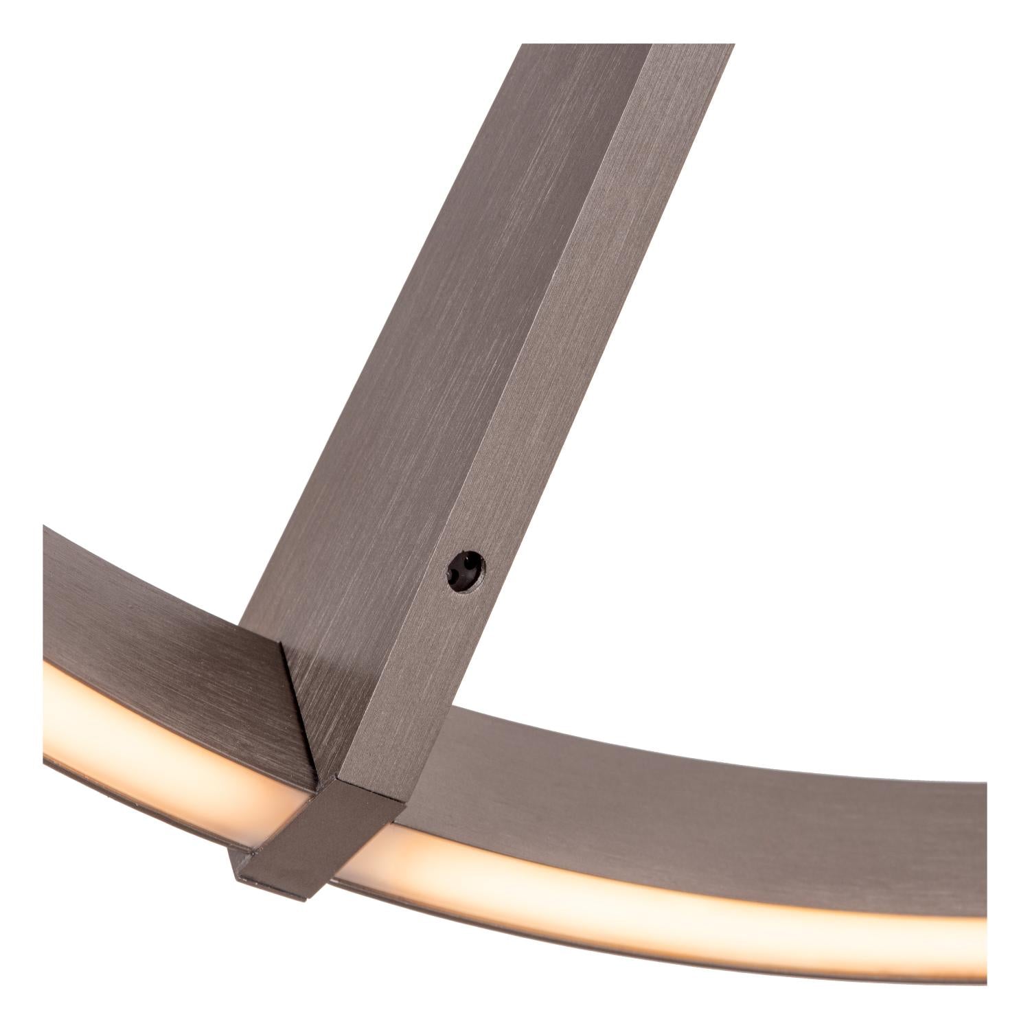 APPLAUSE - Pendant light - Ø 60 cm - LED Dimmable - CCT - 1x32W 2700K/4000K - Hand motion sensor - Iron grey