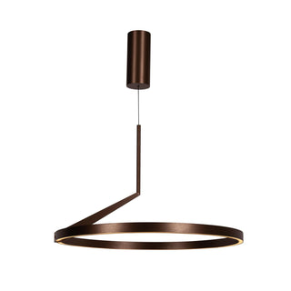 APPLAUSE - Pendant light - Ø 60 cm - LED Dimmable - CCT - 1x32W 2700K/4000K - Hand motion sensor - Coffee