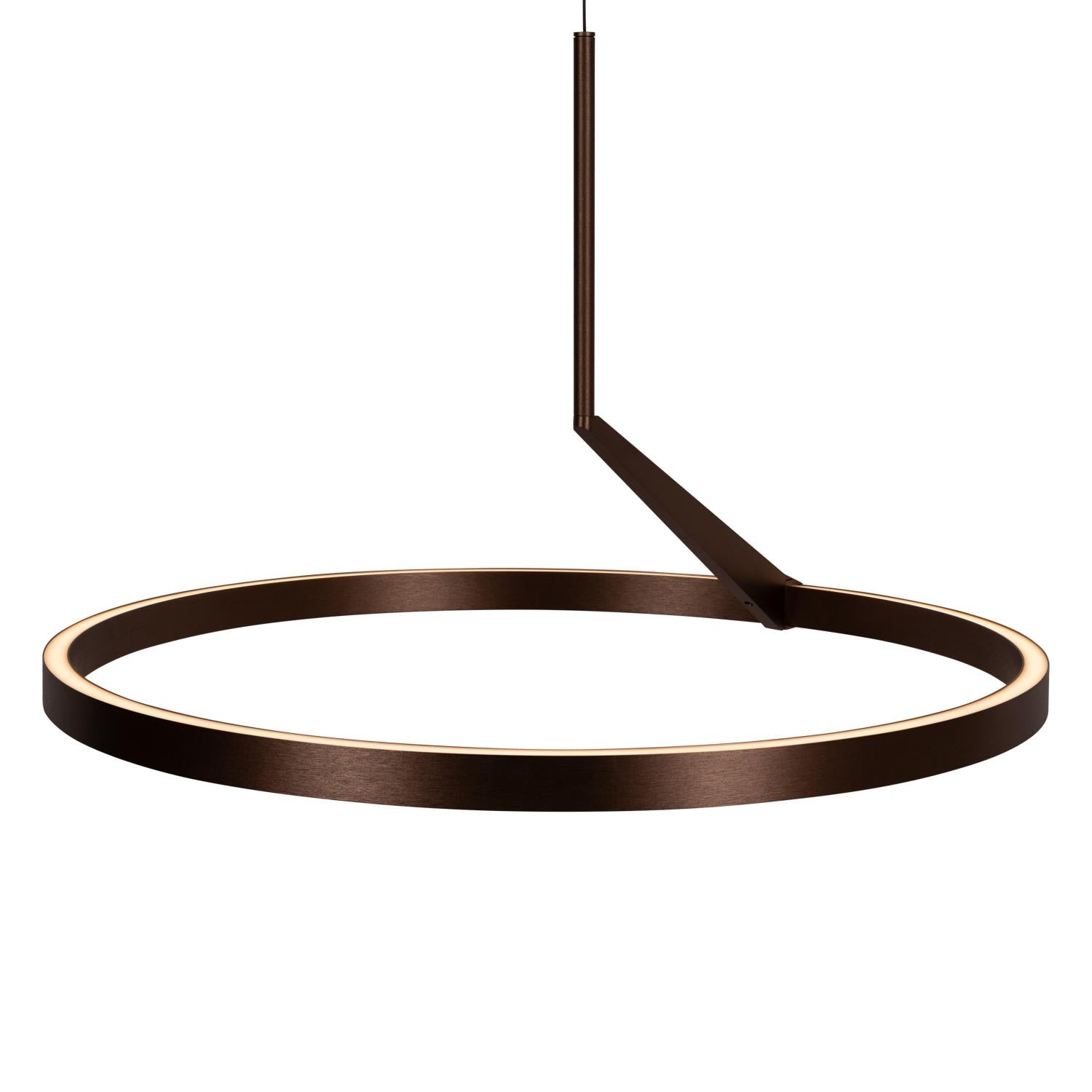 APPLAUSE - Pendant light - Ø 60 cm - LED Dimmable - CCT - 1x32W 2700K/4000K - Hand motion sensor - Coffee