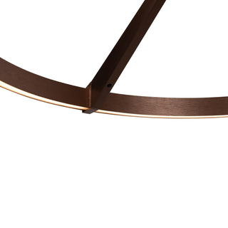 APPLAUSE - Pendant light - Ø 60 cm - LED Dimmable - CCT - 1x32W 2700K/4000K - Hand motion sensor - Coffee